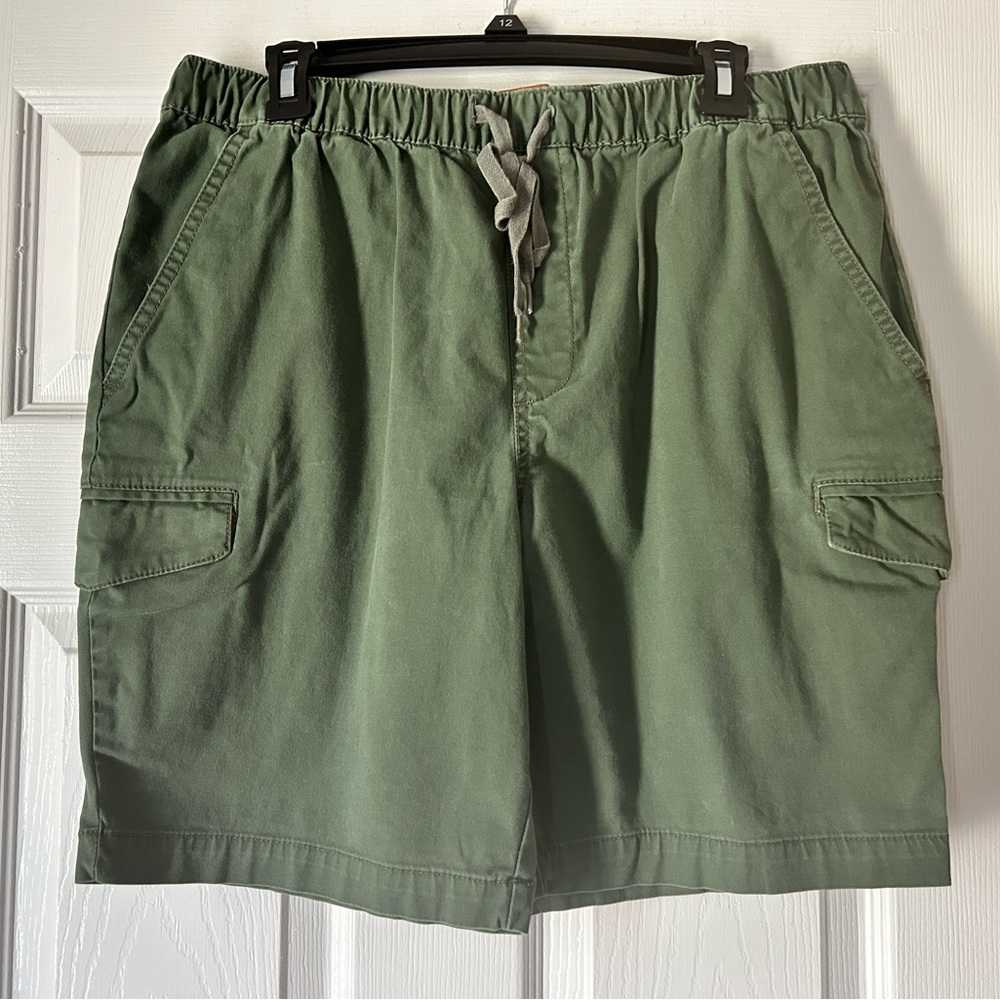 Red Camel Men/Big Boys Casual Carpenter/Chino Olive Shorts w/Pockets ~ Large